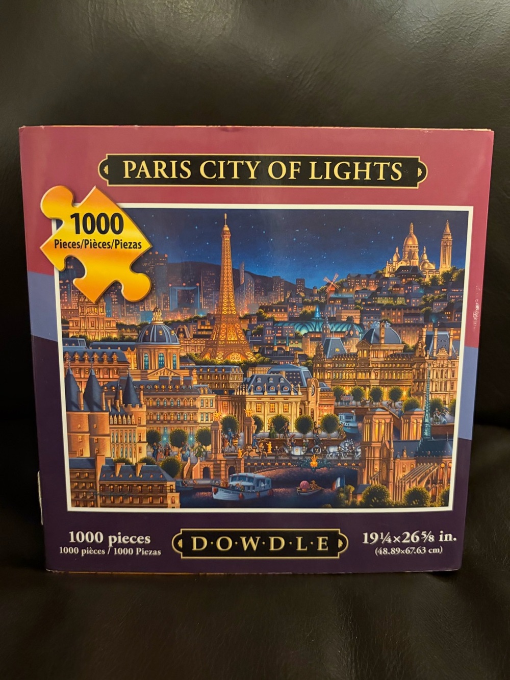 Dowdle Paris City of Lights 1000 Piece Jigsaw Puzzle Like New!